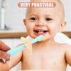 FOMIYES 3pcs Silicone Training Toothbrush for Boys and Girls Soft Bristles Manual Oral Care Brush Choking Design for Toddlers view 4
