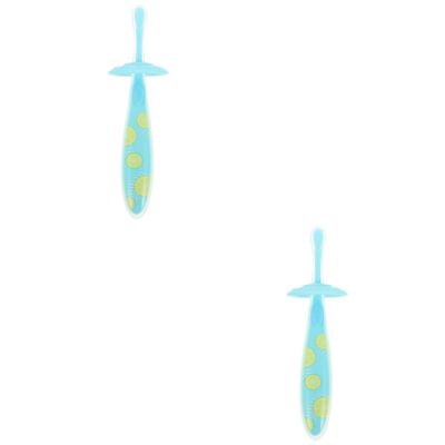 FOMIYES 2pcs Non-Slip Toothbrush for Boys and Girls Manual Boys and Girls Teeth Cleaner Soft Bristle Tooth Brush for Girl's Oral Care at Home Travel