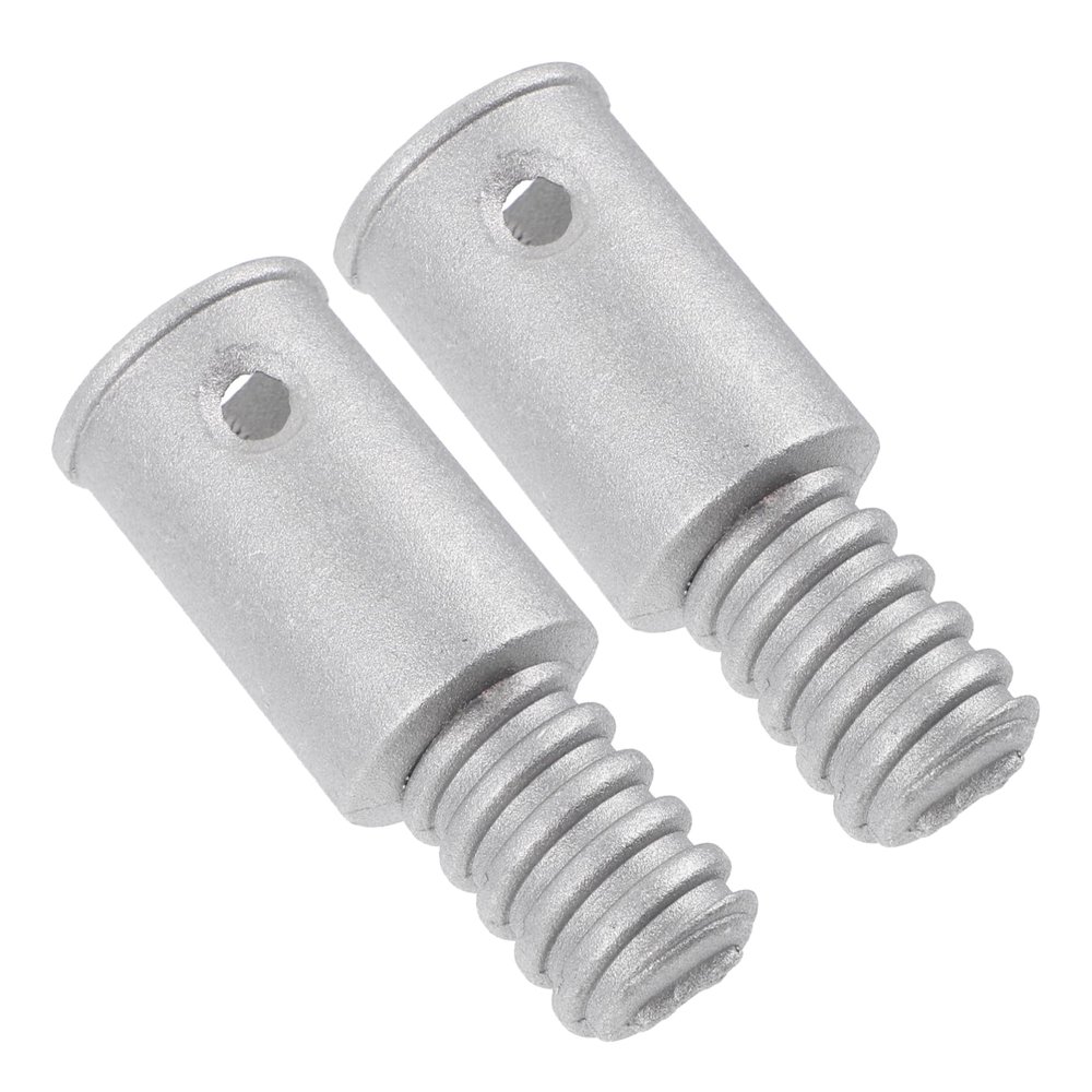 minkissy Extension Pole Adapter Threaded Handle Tips for Brooms Fit for Cleaning Tools Sturdy Metal Construction