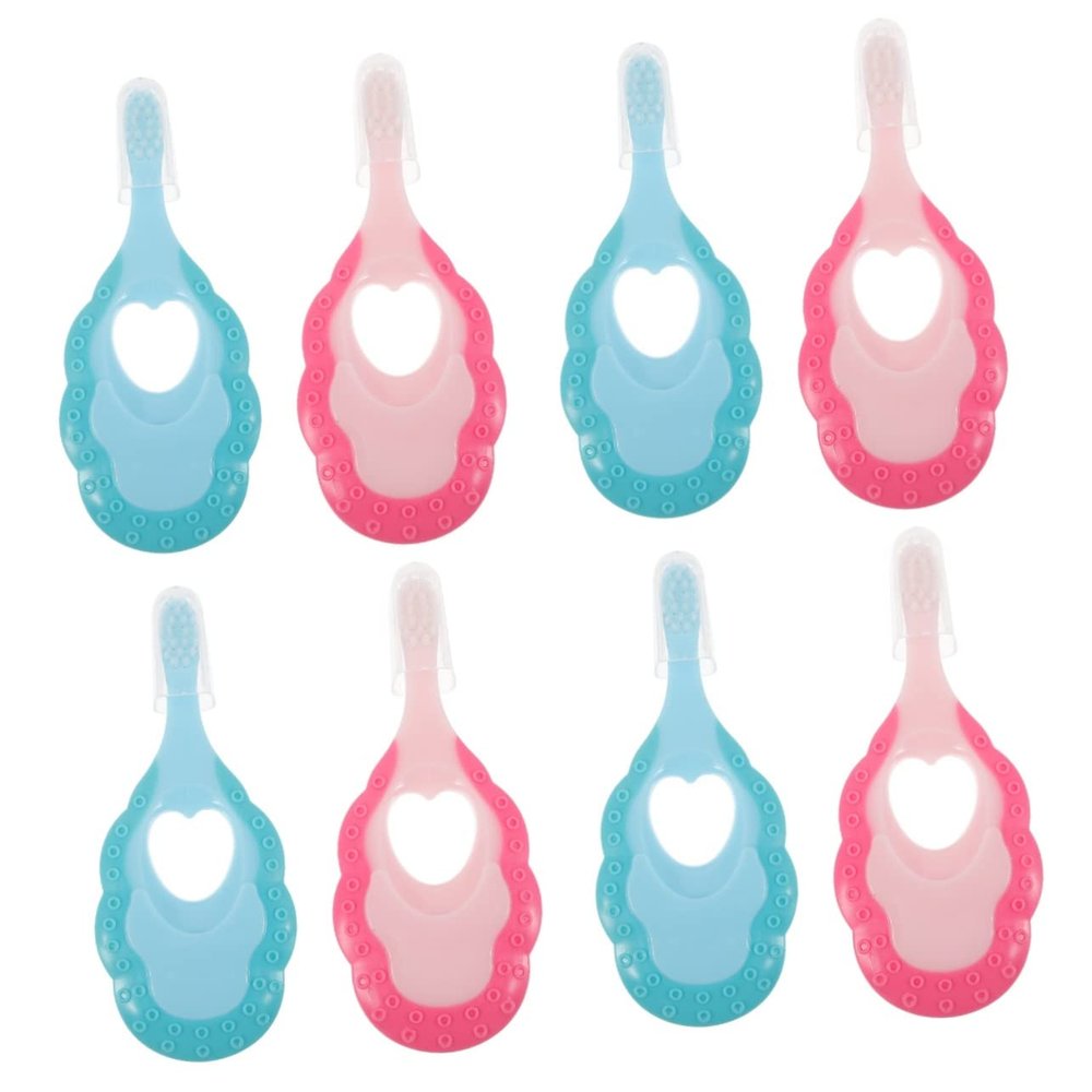 Beavorty 8pcs Boys and Girls Toothbrush Manual Soft Brush Travel Teeth Boy Girl Toothbrushes Portable Accessory Daily Use