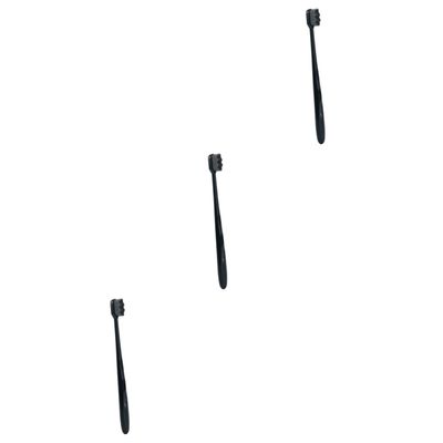 minkissy 3pcs Bristle Toothbrushes Oral Cleaning Micro-Nano Toothbrushes for Teeth Cleaning Soft Bristle Brush Handle for Oral Care Routine
