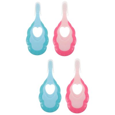 FOMIYES 4pcs Boys and Girls Toothbrush Soft Bristle Manual Travel Toothbrushes for Toddlers Boy Girl Daily Use Accessory