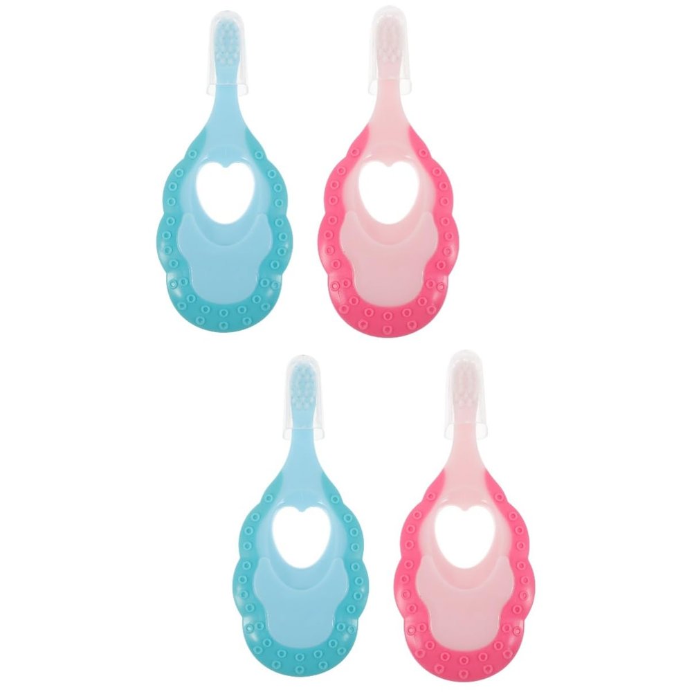 FOMIYES 4pcs Boys and Girls Toothbrush Soft Bristle Manual Travel Toothbrushes for Toddlers Boy Girl Daily Use Accessory