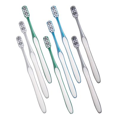 FOMIYES 8pcs Hard Bristle Manual Cleaning Toothbrushes for Men Travel Toothbrushes Lightweight Convenient