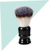 MAGICLULU Portable Beard Brush Resin Handle and Nylon Bristles for Men for Daily Beard Cleaning and Styling Simple and Grooming Tool view 2