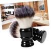 MAGICLULU Portable Beard Brush Resin Handle and Nylon Bristles for Men for Daily Beard Cleaning and Styling Simple and Grooming Tool view 3