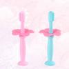 FOMIYES 6pcs Silicone Toothbrush for Boys and Girls Boy Girl Training Brush Baffle Soft Bristles Oral Care Brush view 2