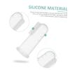 minkissy 9pcs Boy Girl Oral Care Brush Reusable Massager Toothbrush Soft Bristles Boy Girl Oral Care Dual-Sided Tongue Cleaning Newborn Brush Heads view 4