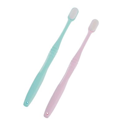 Ipetboom 2pcs Micro-Nano Toothbrushes Extra Soft Bristles for Gum Care Portable Design for Travel and Daily Use Suitable for Family Members