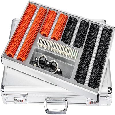 CHIPEL 266PCS Optical Trial Lens Set Trial Lens Plastic Optometry Lens Optometry Box Trial Lens Equipment Eye Protection Accessories Ophthalmic Trial Case Lenses