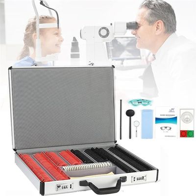 CHIPEL Optical Trial Lens Set Trial Eye Frame Trial Lens Frame Eye Test Adjustable Ultra Optical Glasses Optometry Optical Titanium Optometry Frame Box