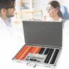CHIPEL 266pcs Trial Lens Plastic Optical Trial Lens Set Optometry Lens Optometry Box Trial Lens Equipment Ophthalmic Trial Case Lenses with Aluminum Storage Box view 1