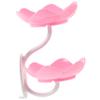Amosfun Quality Plastic Soap Dish Double-layer Draining Rack Wall-mounted Soap Holder for Bathroom view 1