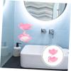 Amosfun Quality Plastic Soap Dish Double-layer Draining Rack Wall-mounted Soap Holder for Bathroom view 2