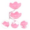 Amosfun Quality Plastic Soap Dish Double-layer Draining Rack Wall-mounted Soap Holder for Bathroom view 3
