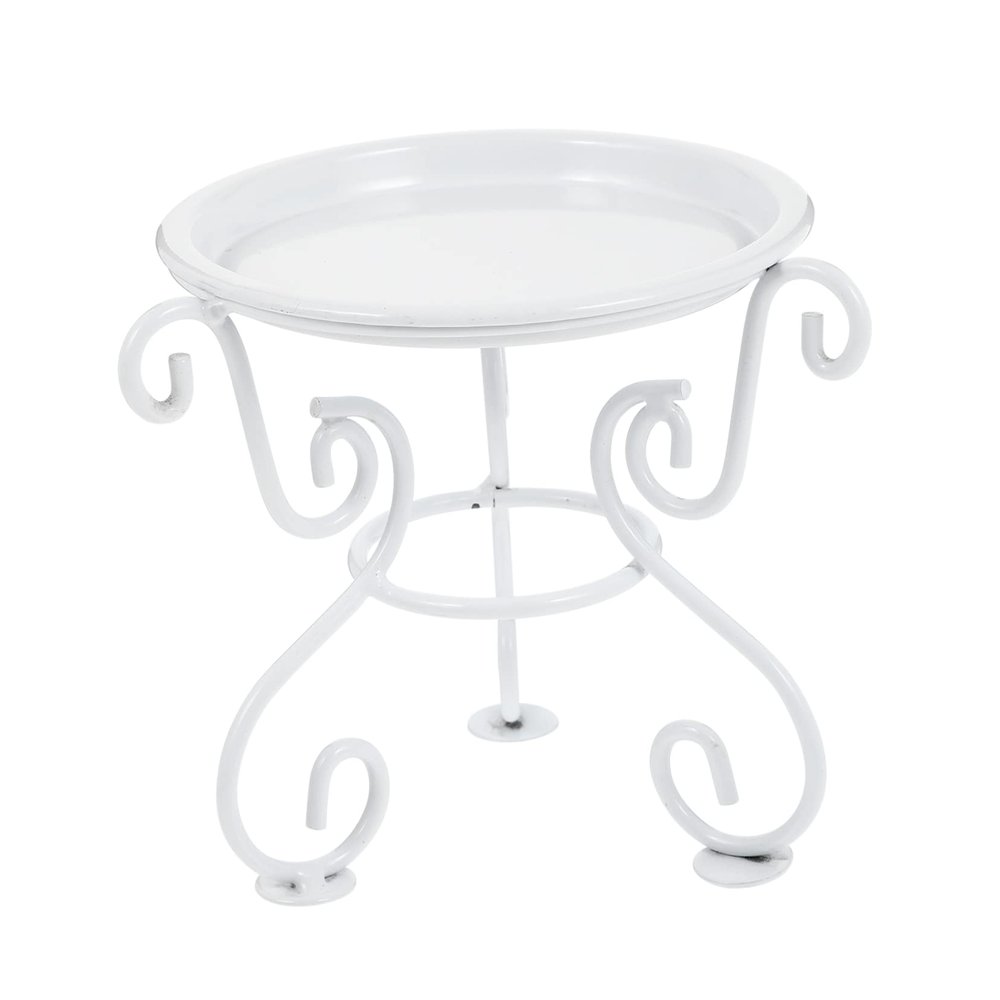 POPETPOP Iron Plant Stand Flowerpot Stand for Succulent Garden Plant Supports Indoor Iron Holder Indoor