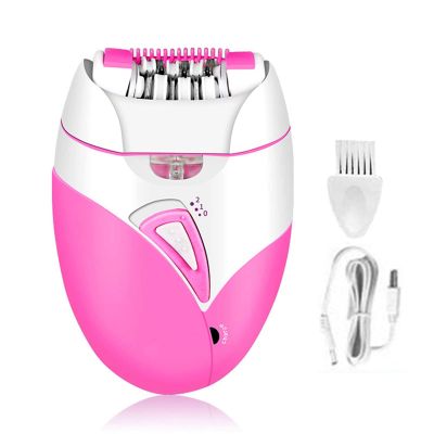 Rechargeable Epilator Hair Removal for Women,Hair Removal Machine Portable 5V 3W Electric Hair Epilator for Legs,Underarms,Bikini,Hair,Eyebrow,Lips,Pink