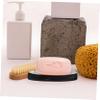 Amosfun Decorative Storage Box Soap Tray Nordic Style Resin Marble Pattern Soap Dish Strong Load-Bearing Drainage Design for Bathroom Vanity Sink Shower view 3