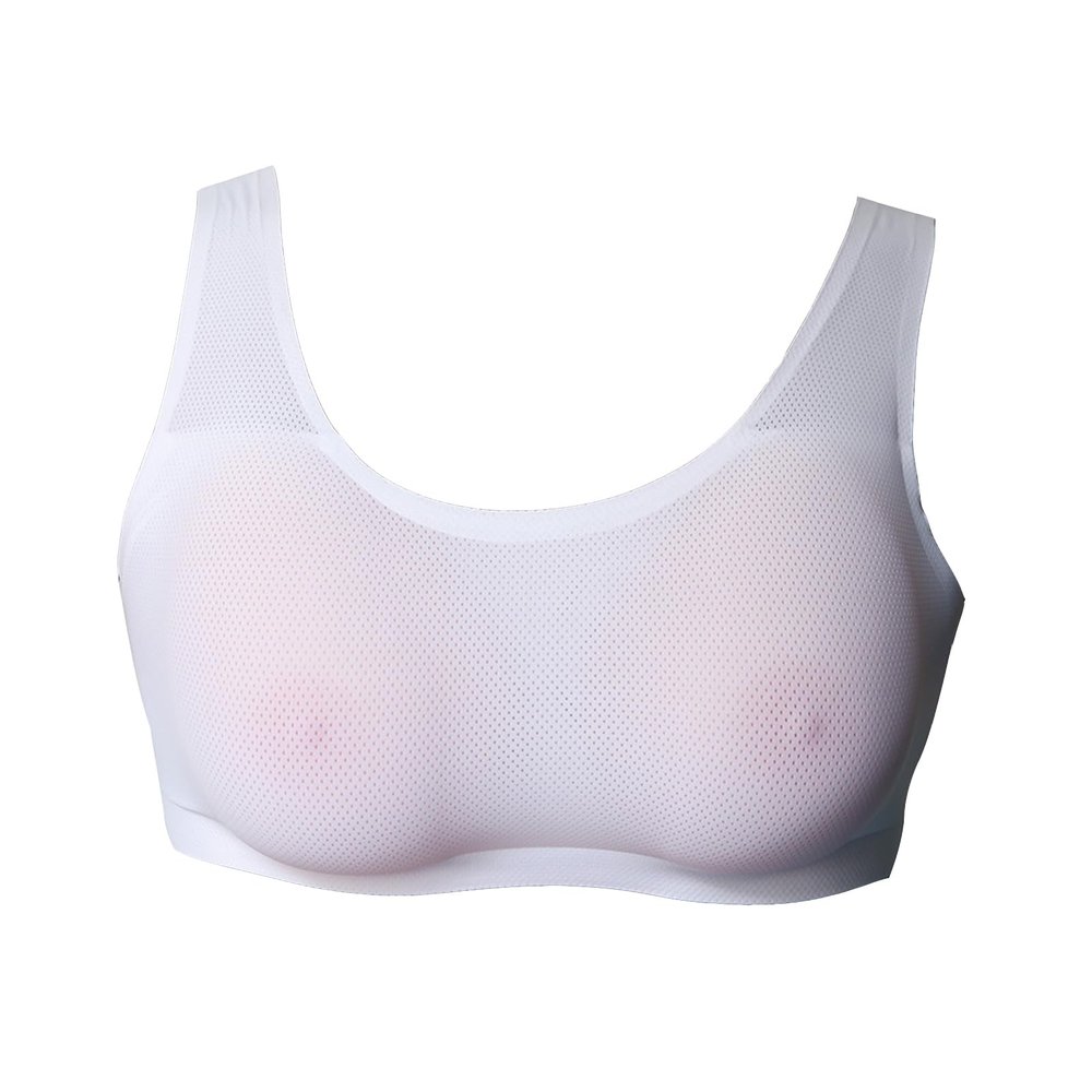 TUBETOP Elevate Your Style Realistic Fake Breast Form Specially Designed Fake Boobs for Crossdressers Transgender Individuals White-1600g