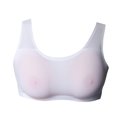 TUBETOP Elevate Your Style Realistic Fake Breast Form Specially Designed Fake Boobs for Crossdressers Transgender Individuals White-1200g