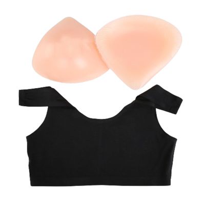 TUBETOP Unleash Your Confidence Lifelike Fake Boob Ideal Fake Breasts for Crossdressers Transgender Users Embracing Authenticity Black-600g