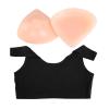 TUBETOP Unleash Your Confidence Lifelike Fake Boob Ideal Fake Breasts for Crossdressers Transgender Users Embracing Authenticity Black-600g view 1