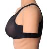 TUBETOP Unleash Your Confidence Lifelike Fake Boob Ideal Fake Breasts for Crossdressers Transgender Users Embracing Authenticity Black-600g view 4
