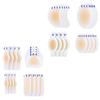 Didiseaon 32pcs Self-Adhesive Heel Patches Invisible Foot Care Stickers for Both Men Women Ultra-Thin Skidproof Design view 1