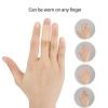10 Pack Silicone Finger Brace Wrap, Finger Protector Compression Support Stretching Waterproof Sleeves, for Typing, Writing, Gaming, Crafting view 3
