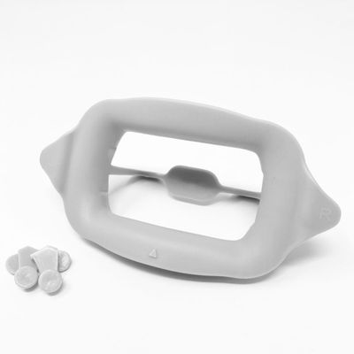 3Pcs Dental Oral Cheek Retractor Thermoplastic Rubber Mouth Opener for Tteeth Whitening Procedures (Grey)