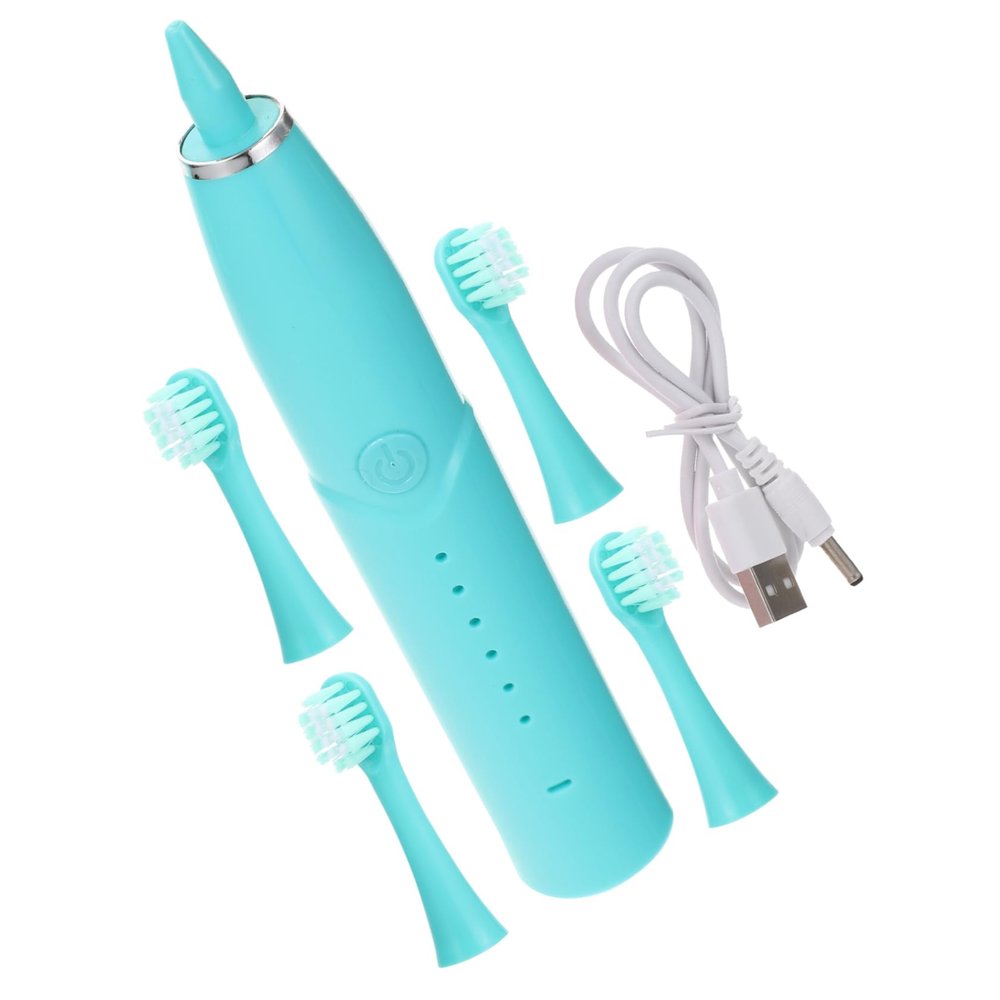FRCOLOR 3sets Portable Electric Toothbrush for Boys and Girls Cartoon Tooth Brush Convenient Boy Girl Toothbrush for Home and Travel Use