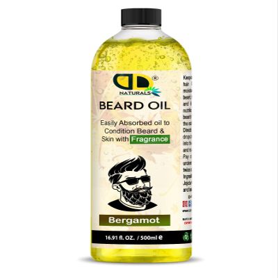 Mens Skincare and Grooming Original Beard Oil, Natural Carrier Oils, Nourishing & Moisturizing 500ml (500ml Cap)