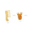 FRCOLOR 4pcs Gua Sha Comb Wide Tooth Head Massager Scalp Care Comb Massage Tools for Hair Styling and Daily Use view 2