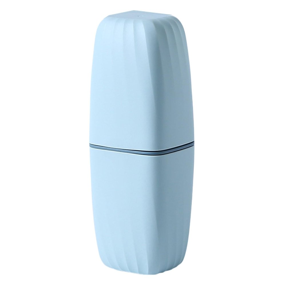 Allayu Toothbrush Container Lightweight and Portable Durable PP Portable Toothbrush Toothpaste Holder Case Toothbrush Holder, Sky Bue