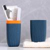 Allayu Toothbrush Container Lightweight and Portable Durable PP Portable Toothbrush Toothpaste Holder Case Toothbrush Holder, Sky Bue view 2