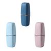 Allayu Toothbrush Container Lightweight and Portable Durable PP Portable Toothbrush Toothpaste Holder Case Toothbrush Holder, Sky Bue view 3