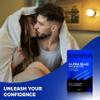 ALPHA BLUE Vegan Ginseng-Based Herbal Male Enhancement, 30 Tablets for Stamina, Endurance, Immediate Results, Composed of 100% Herbal Ingredients GMO-Free view 2