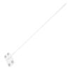 minkissy Detachable Handle Dust Mop No Wash Mop for Home Cleaning Easy Refill Face Towel for Cleaning