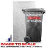 100 Pack | 1 Full Flat Packed Box | RE-GEN 270L 20kg Load Clear Wheelie Bin Liners Refuse Sacks, Everyday Use, Industrial Strength Outside Transparent Garden Bin Bags 760/1145 x 1370mm view 4