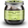 Charbrew Mango Green Tea - 16 Fine Mesh Pyramid Teabags with String & Tag in Reusable Glass Mason Jar | Premium Green Tea Blend with Lemongrass, Orange & Mango view 2