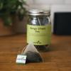 Charbrew Mango Green Tea - 16 Fine Mesh Pyramid Teabags with String & Tag in Reusable Glass Mason Jar | Premium Green Tea Blend with Lemongrass, Orange & Mango view 4
