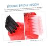 FRCOLOR Denture Toothbrush Cleaning Brush 3Pcs Multi-Functional Portable for Daily Use at Home view 2