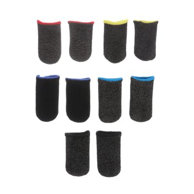 Didiseaon 15pairs Finger Sleeve Breathable Touchscreen Controller for Gaming Mobile Use Finger Cover for Phone Touch Screen