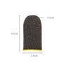 Didiseaon 15pairs Finger Sleeve Breathable Touchscreen Controller for Gaming Mobile Use Finger Cover for Phone Touch Screen view 2