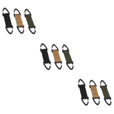Ipetboom 9pcs Mask Hook Slip Nylon Mask Ear Hook Strap Backpack Buckles for Hiking Accessories and Daily Use