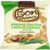 Bon Chance Spring Onion & Sour Cream Style Bread Crisps 110g (Pack of 12) view 1