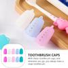 FRCOLOR 10pcs Toothbrush Head Covers Travel Toothbrush Coverings Silicone Protective Covers for Home and Travel Use Accessories view 4