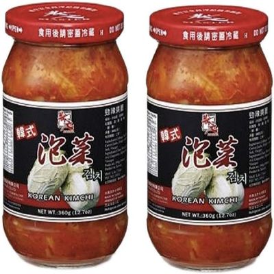 Korean Kimchi in Jar by Master Sauce 360g (Pack of 2)