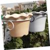 BESPORTBLE 2pcs Railing Planter Holder Hanging Bonsai Rack for Balcony and Fence Decor Plant Stand for and Flower Display view 3