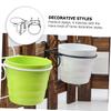 BESPORTBLE 2pcs Railing Planter Holder Hanging Bonsai Rack for Balcony and Fence Decor Plant Stand for and Flower Display view 4